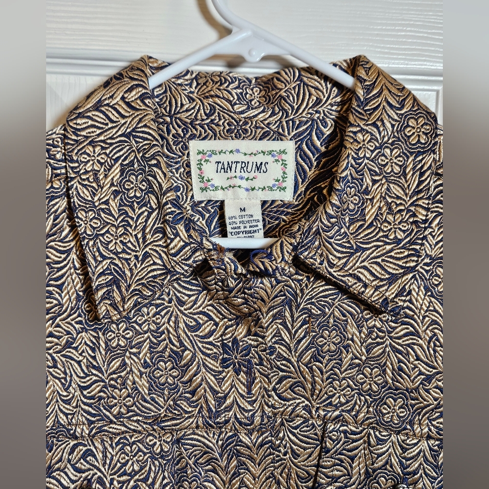 Patterned Button-Up Jacket - image 2